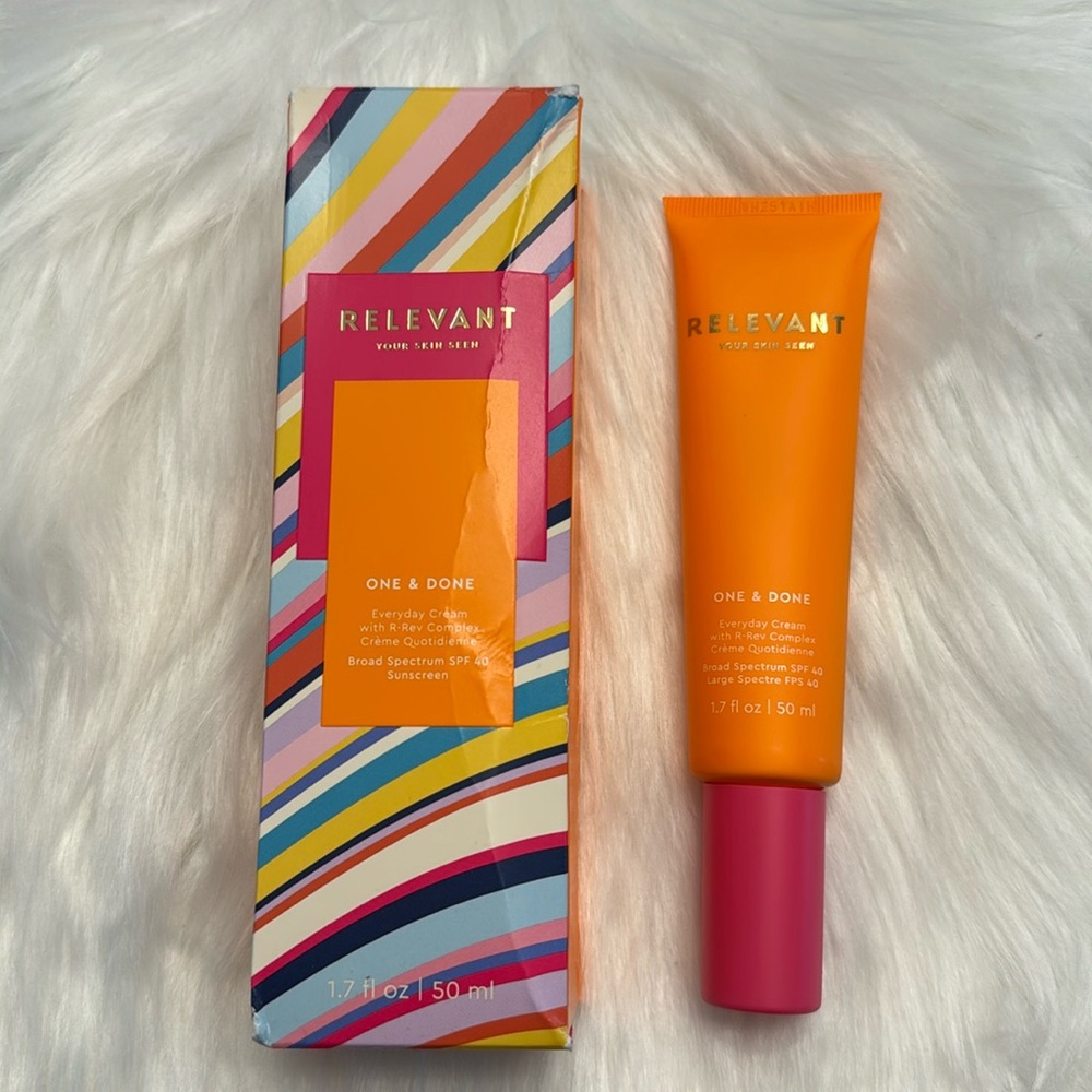 RELEVANT: YOUR SKIN SEEN ONE & DONE EVERYDAY CREAM W/ SPF 40